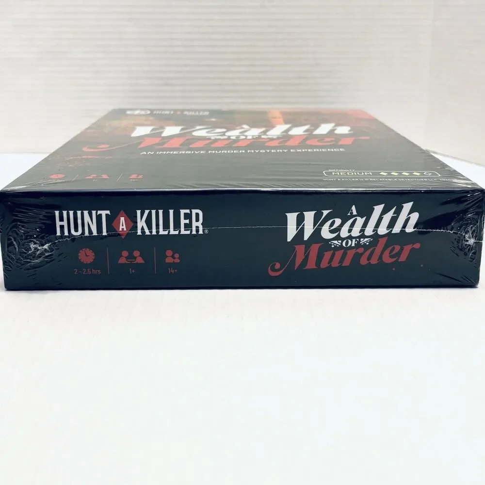 Hunt A Killer Mystery A Wealth of Murder Board New Sealed